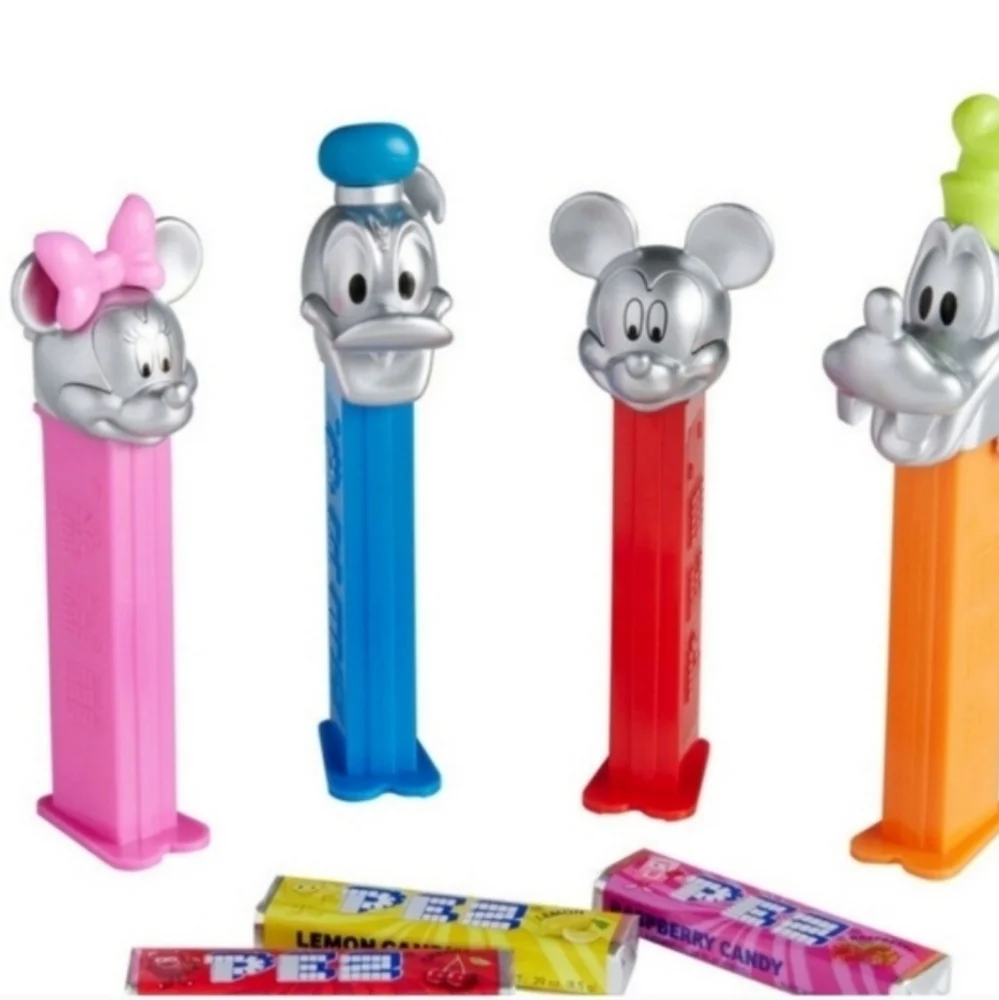Disney mickey mouse & minnie mouse 100 anv & pez dispensers candy cases new - Picture 3 of 6